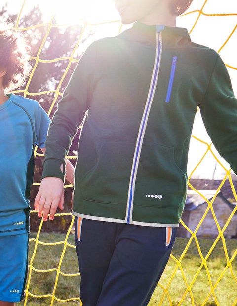Active Zip-Up Hoodie - Scots Pine Green Active Zip-Up Hoodie - Scots Pine Green