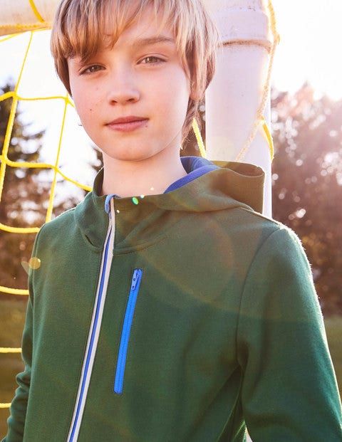 Active Zip-Up Hoodie - Scots Pine Green Active Zip-Up Hoodie - Scots Pine Green