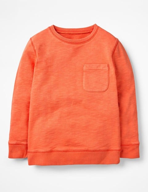 Garment-Dyed Sweatshirt - Mango Fizz Orange Garment-Dyed Sweatshirt - Mango Fizz Orange