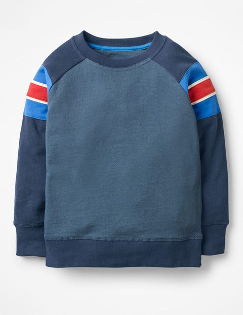 Sporty Sweatshirt - Robot Blue/School Navy Sporty Sweatshirt - Robot Blue/School Navy