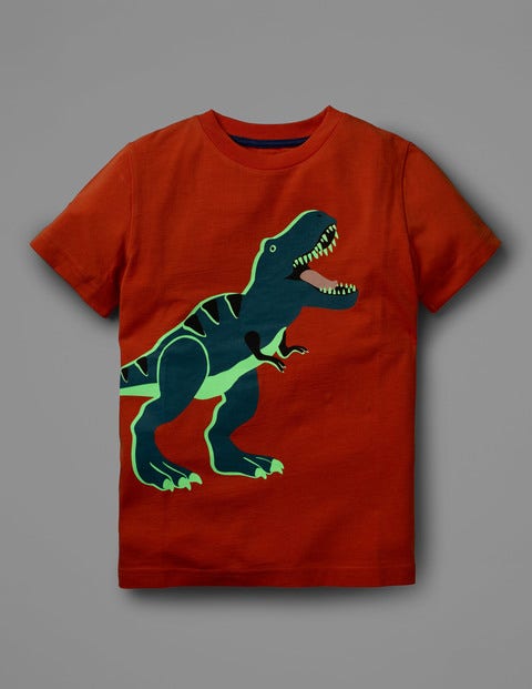 Glow-In-The-Dark T-Shirt - Mango Fizz Orange T-Rex Glow-In-The-Dark T-Shirt - Mango Fizz Orange T-Rex