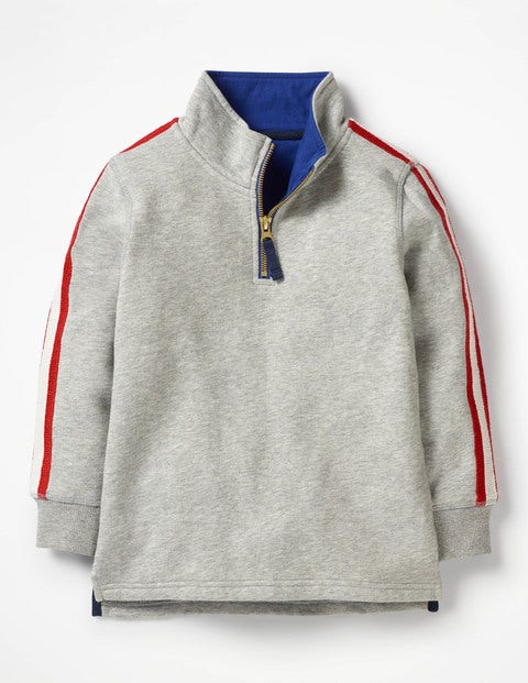 Half-Zip Sweatshirt - Grey Marl Jaspe Half-Zip Sweatshirt - Grey Marl Jaspe