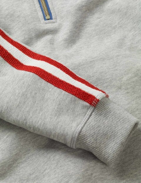 Half-Zip Sweatshirt - Grey Marl Jaspe Half-Zip Sweatshirt - Grey Marl Jaspe