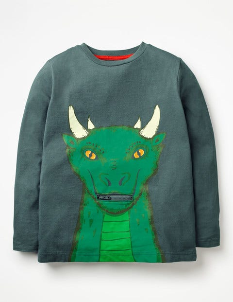 Novelty Creature T-Shirt - Robot Blue Dragon Novelty Creature T-Shirt - Robot Blue Dragon