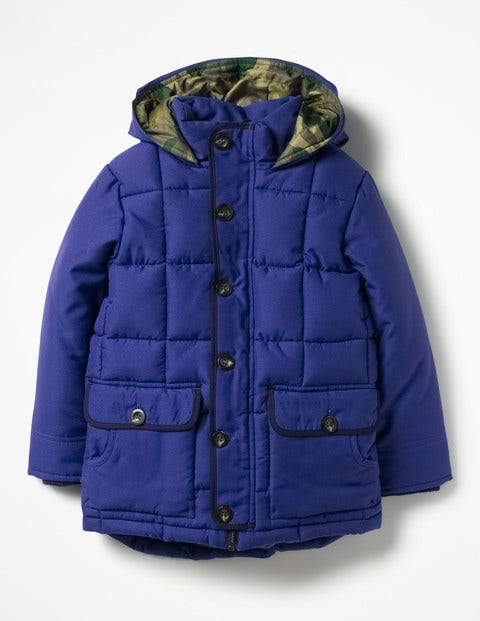 Quilted Parka - Orion Blue Quilted Parka - Orion Blue
