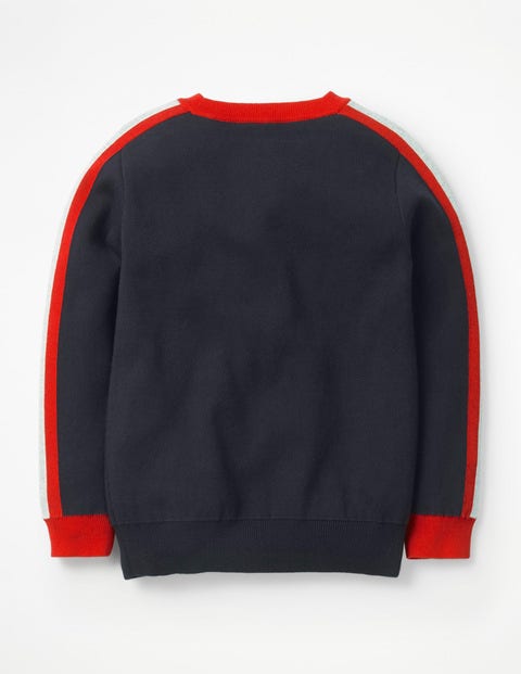 Sporty Crew Jumper - School Navy Sporty Crew Jumper - School Navy