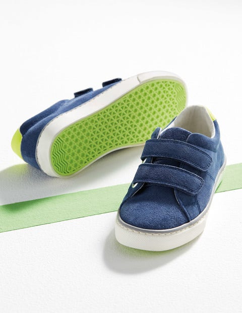 Suede Low Tops - Robot Blue Suede Low Tops - Robot Blue
