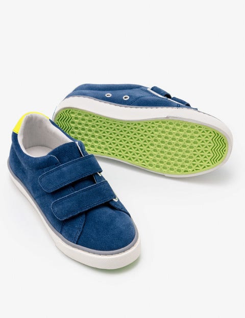 Suede Low Tops - Robot Blue Suede Low Tops - Robot Blue