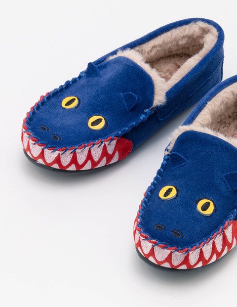 Dragon Suede Slippers - Starboard Blue Dragon Suede Slippers - Starboard Blue