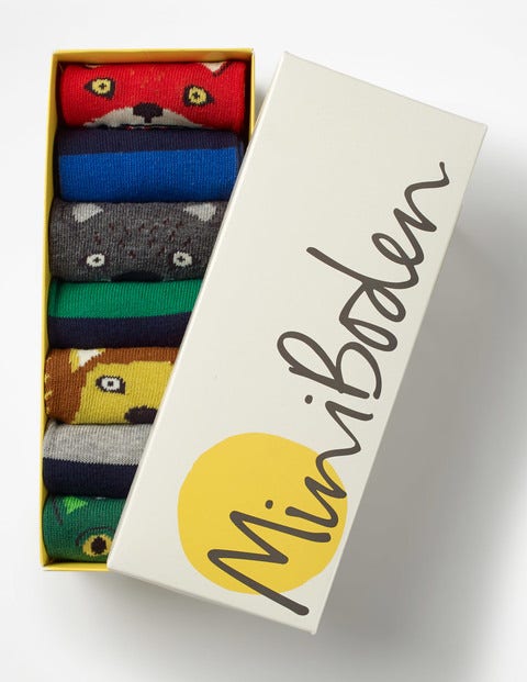 7 Pack Sock Box - Animals 7 Pack Sock Box - Animals