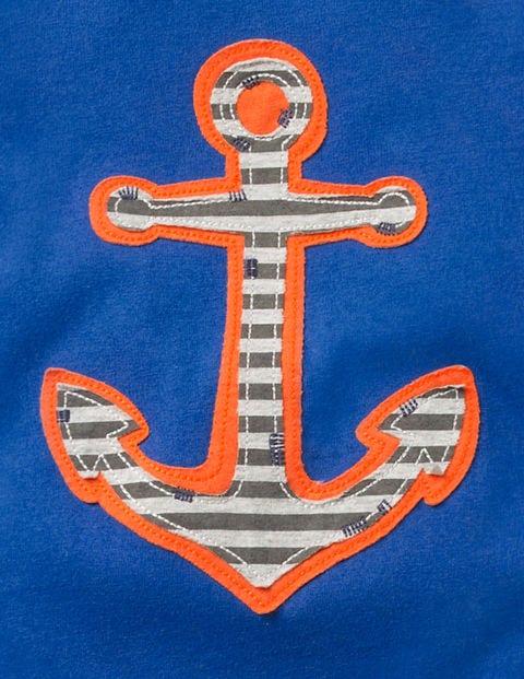 Pirate Appliqué T-Shirt - Orion Blue Anchor Pirate Appliqué T-Shirt - Orion Blue Anchor