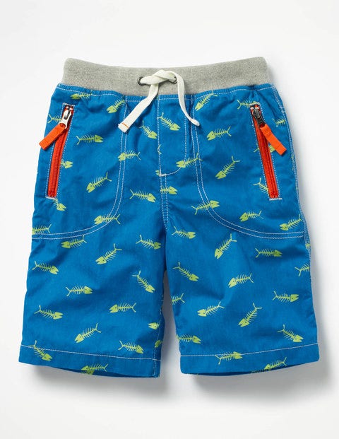 Adventure Shorts - Yogo Blue Fishbones Adventure Shorts - Yogo Blue Fishbones