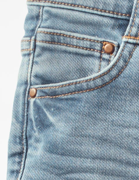 Jersey Denim Shorts - Light Vintage Jersey Denim Shorts - Light Vintage