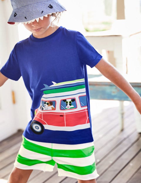 Surf Van T-Shirt - Orion Blue Surf Friends Surf Van T-Shirt - Orion Blue Surf Friends