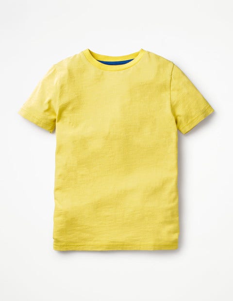 Slub Washed T-Shirt - Sweetcorn Yellow Slub Washed T-Shirt - Sweetcorn Yellow