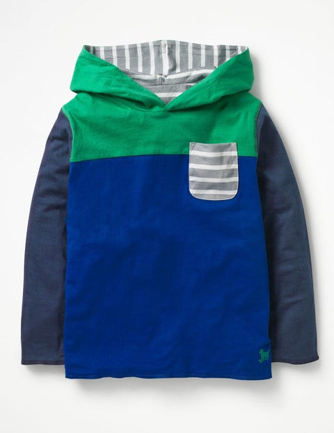 Reversible Hooded T-Shirt - Orion Blue/Watercress Green Reversible Hooded T-Shirt - Orion Blue/Watercress Green