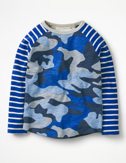 Raglan T-Shirt - Orion Blue Camo Raglan T-Shirt - Orion Blue Camo