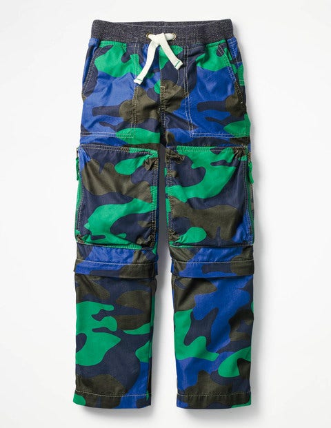 Zip-Off Techno Trousers - Astro Green Camo Zip-Off Techno Trousers - Astro Green Camo