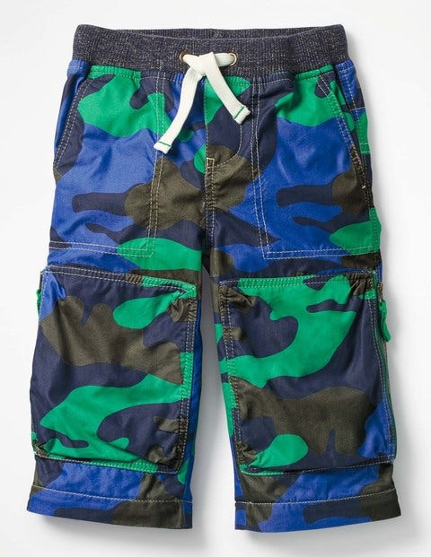 Zip-Off Techno Trousers - Astro Green Camo Zip-Off Techno Trousers - Astro Green Camo