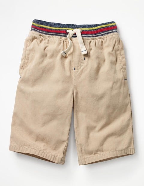 Rib Waist Shorts - Stone Beige Rib Waist Shorts - Stone Beige