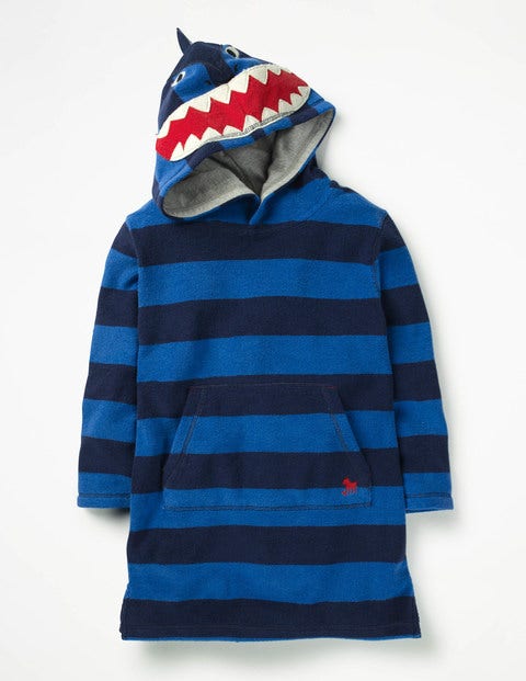 Towelling Throw-On - Skipper Blue/Beacon Blue Shark Towelling Throw-On - Skipper Blue/Beacon Blue Shark