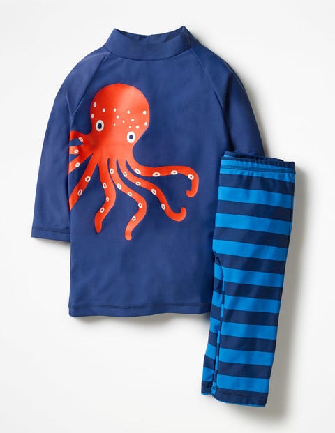 Surf Suit - Deep Sea Blue Octopus Surf Suit - Deep Sea Blue Octopus