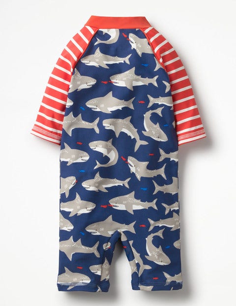 Animal Surf Suit - Crayon Red Baby Sharks Animal Surf Suit - Crayon Red Baby Sharks