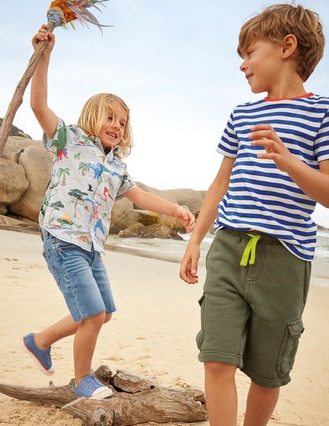 Short Cargo En Jersey - Kaki Short Cargo En Jersey - Kaki