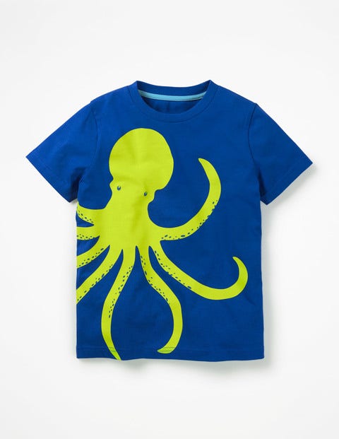 Wraparound T-Shirt - Orion Blue Octopus Wraparound T-Shirt - Orion Blue Octopus
