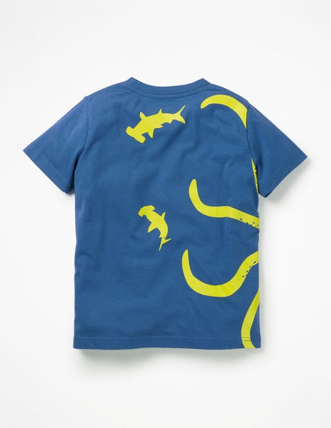 Wraparound T-Shirt - Orion Blue Octopus Wraparound T-Shirt - Orion Blue Octopus
