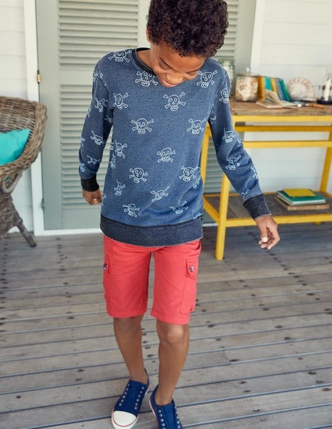 Summer Cargo Shorts - Jam Red Summer Cargo Shorts - Jam Red
