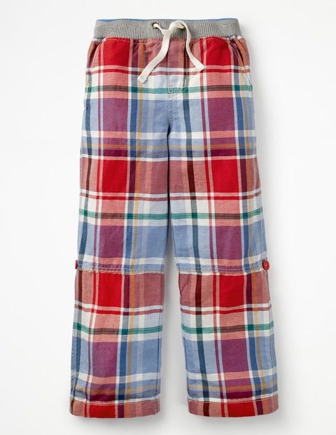 Surf Roll-Up Pants - Washed Crimson Red/Blue Surf Roll-Up Pants - Washed Crimson Red/Blue