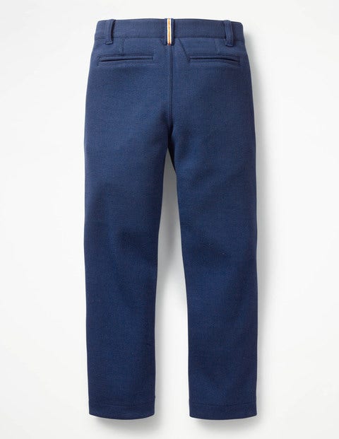 Jersey Chinos - Beacon Blue Jersey Chinos - Beacon Blue