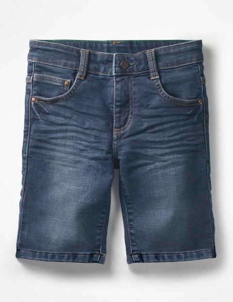 Jersey Denim Shorts - Mid Vintage Jersey Denim Shorts - Mid Vintage