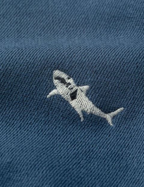 Castaway Sweatshirt - Beacon Blue Embroidery Castaway Sweatshirt - Beacon Blue Embroidery