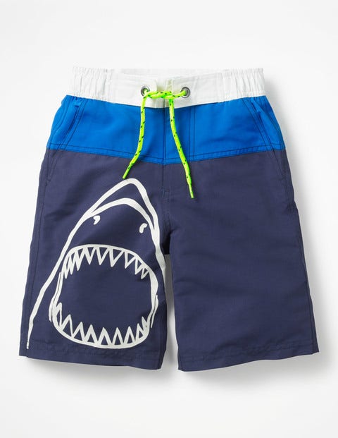 Board Shorts - Electric Blue Shark Board Shorts - Electric Blue Shark