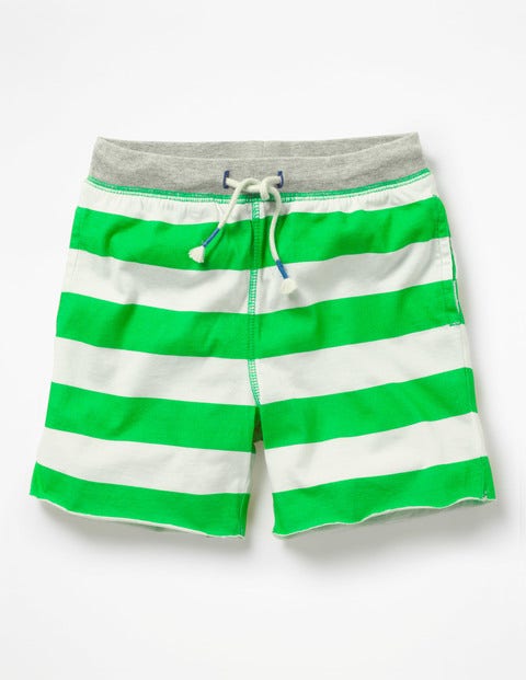 Slub Jersey Shorts - Andean Toucan Green/Ivory Slub Jersey Shorts - Andean Toucan Green/Ivory
