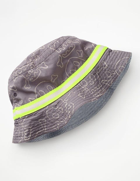 Fisherman's Hat - Raft Grey Skulls Fisherman's Hat - Raft Grey Skulls
