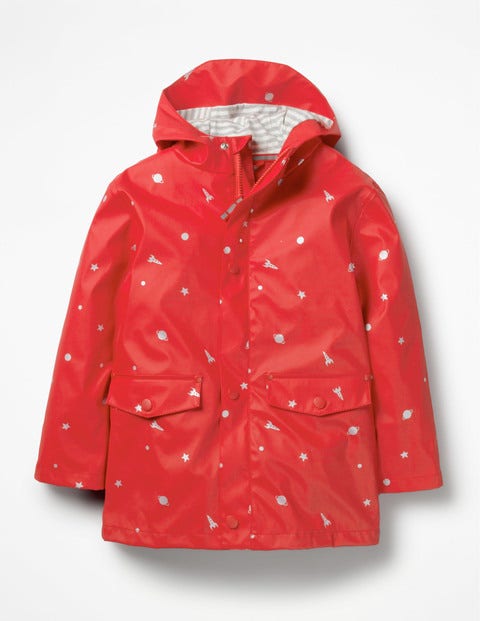 Waterproof Fisherman's Jacket - Salsa Red Reflective Space Waterproof Fisherman's Jacket - Salsa Red Reflective Space