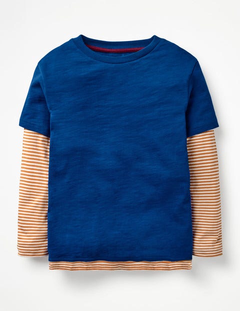 Layered T-Shirt - Orion Blue/Sticky Toffee Layered T-Shirt - Orion Blue/Sticky Toffee