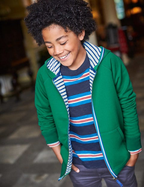 Stripy Slub T-Shirt - School Navy/Electric Blue Stripy Slub T-Shirt - School Navy/Electric Blue