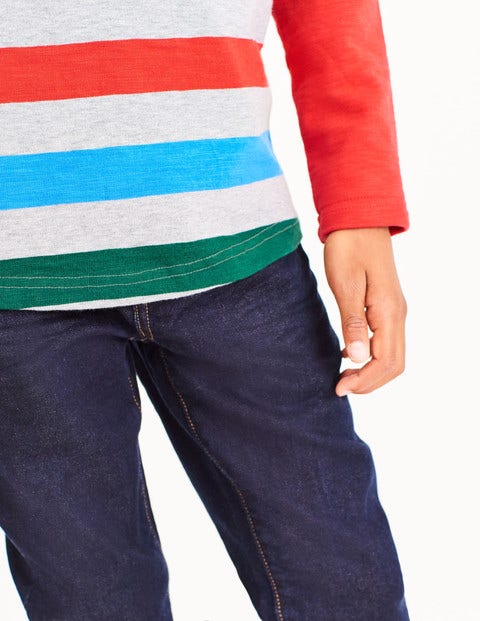 Raglan T-Shirt - Grey Marl/Post Box Red Raglan T-Shirt - Grey Marl/Post Box Red