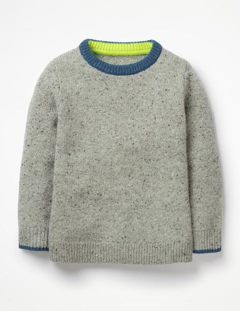 Donegal Crew Sweater - Grey Marl Donegal Donegal Crew Sweater - Grey Marl Donegal