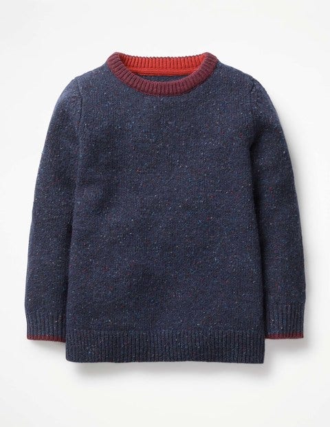 Donegal Crew Sweater - Navy Marl Donegal Donegal Crew Sweater - Navy Marl Donegal