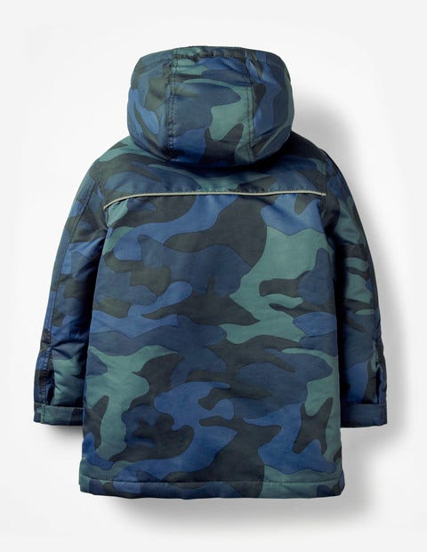 Three-In-One Anorak - Midnight Navy Camouflage Three-In-One Anorak - Midnight Navy Camouflage