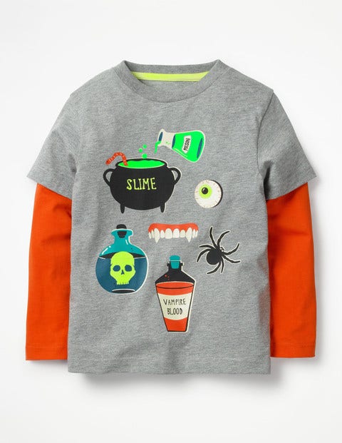 Glowing Halloween T-Shirt - Grey Marl Potions Glowing Halloween T-Shirt - Grey Marl Potions