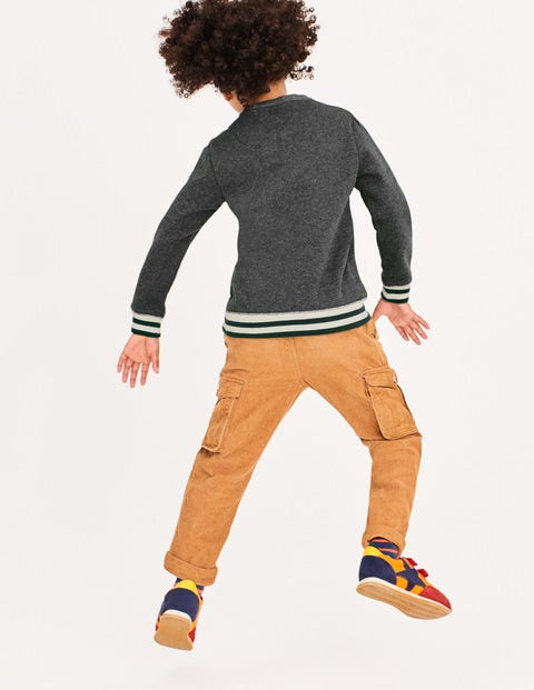 Spooky Sweatshirt - Grey Marl Bouclé Spider Spooky Sweatshirt - Grey Marl Bouclé Spider