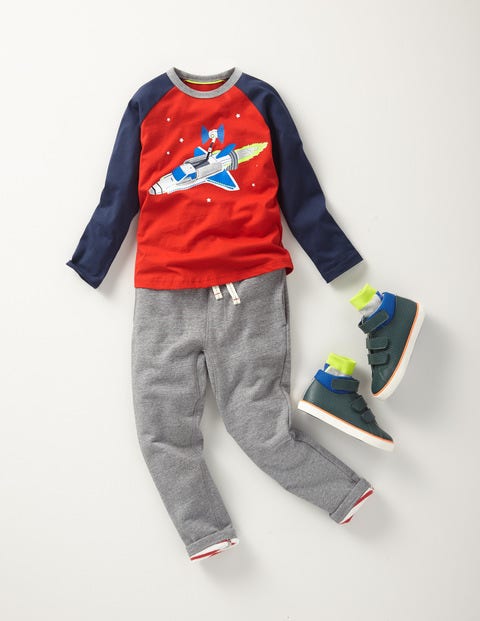 Outer Space Raglan T-Shirt - Post Box Red Shuttle Outer Space Raglan T-Shirt - Post Box Red Shuttle