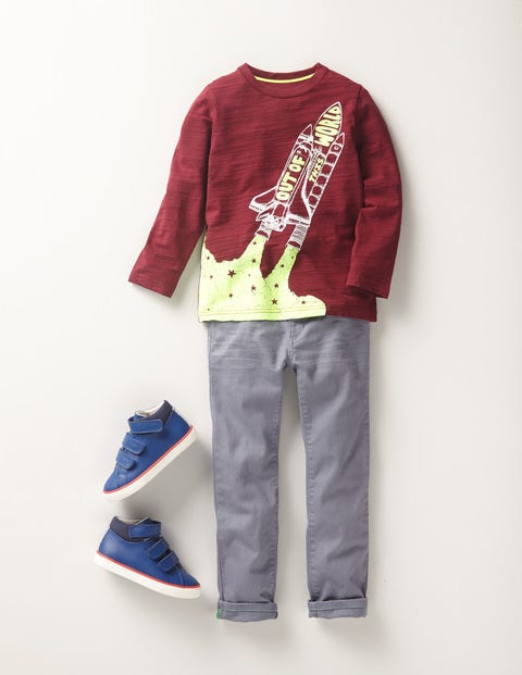 Blast-Off Printed T-Shirt - Port Purple Rocket Blast-Off Printed T-Shirt - Port Purple Rocket