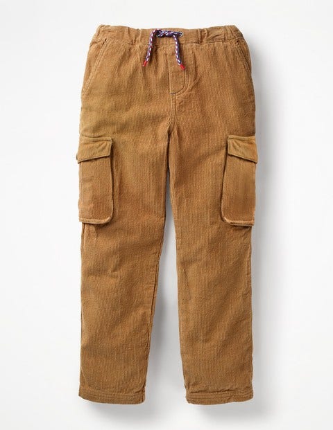 Cord Utility Cargo Trousers - Rustic Brown Cord Utility Cargo Trousers - Rustic Brown